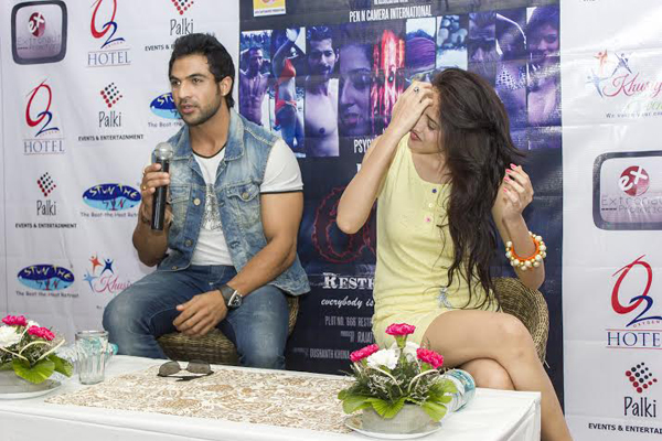 Actor Mohammad Nazim promotes his upcoming film in Kolkata