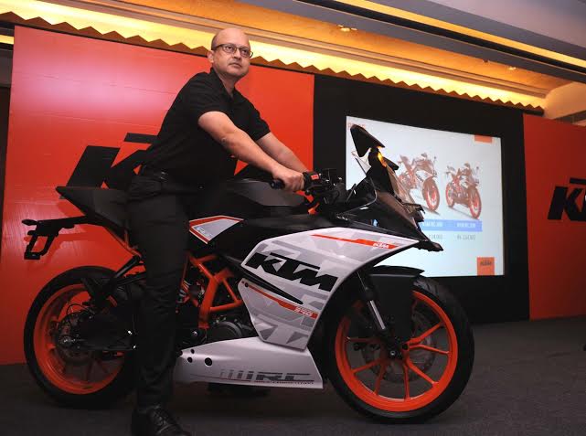 Bajaj Auto launches KTM RC390 and RC 200 in Kolkata