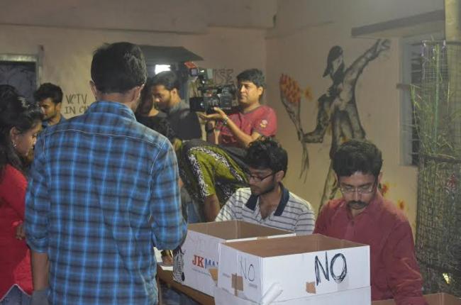 JU: Engineering students also vote against VC