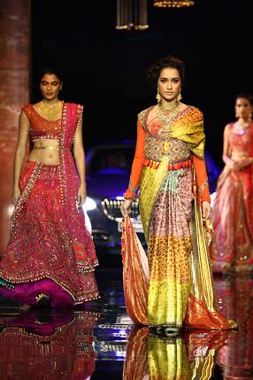 Shraddha Kapoor walks for JJ Valaya at IBFW