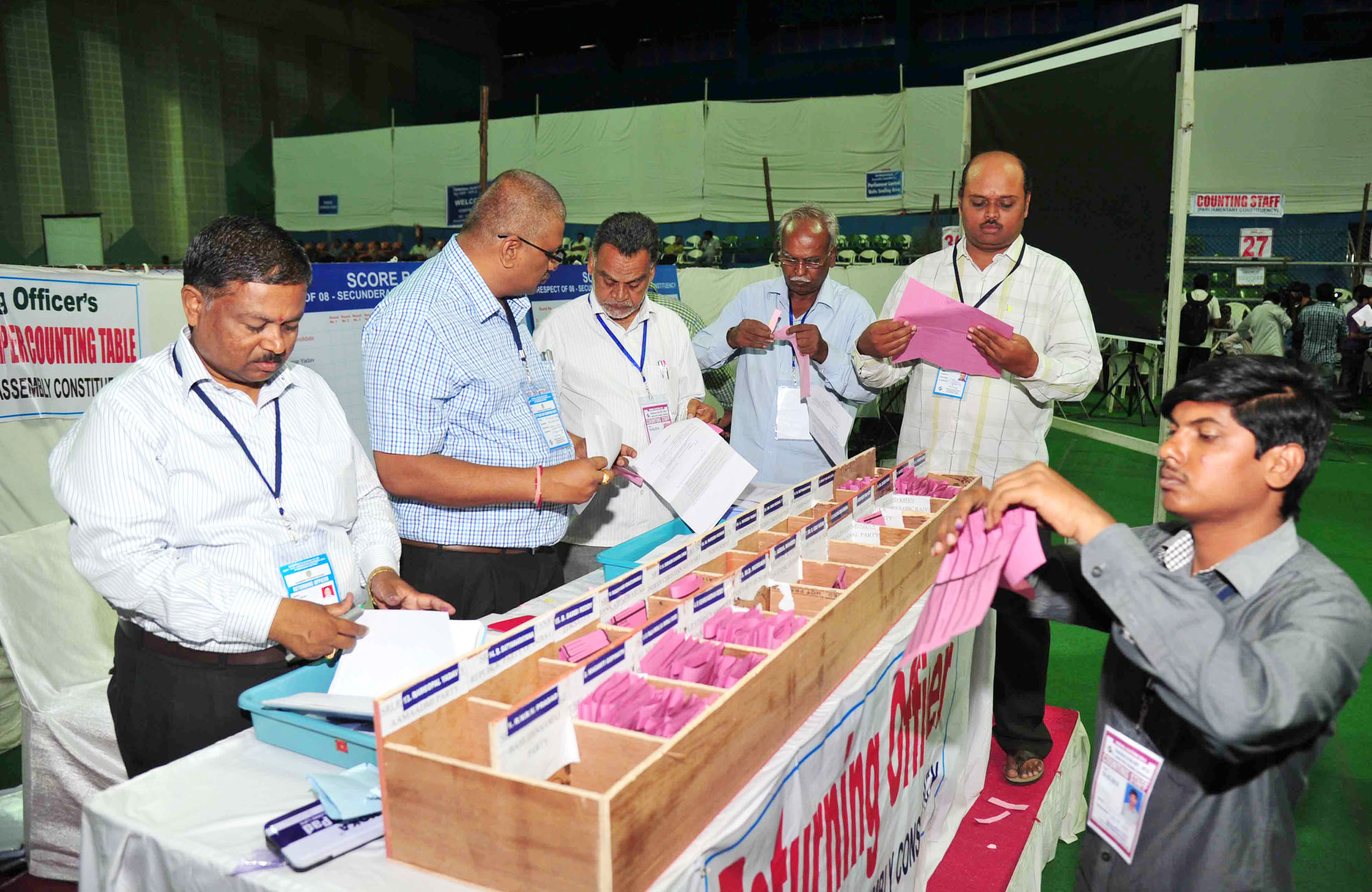 Counting Centre of General Election-2014