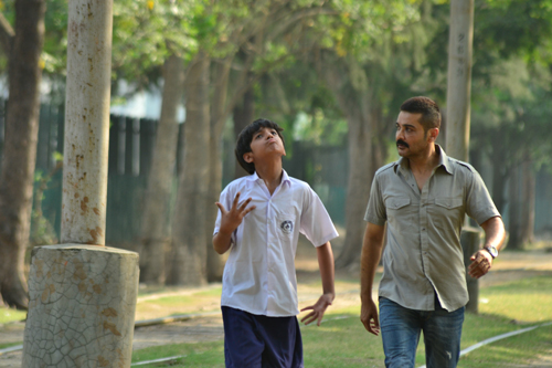 Prosenjit, Arpita shoot for 'Force'