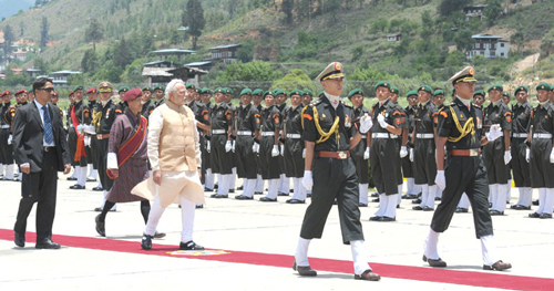Modi calls on Jigme Kesar Namgyel Wangchuck