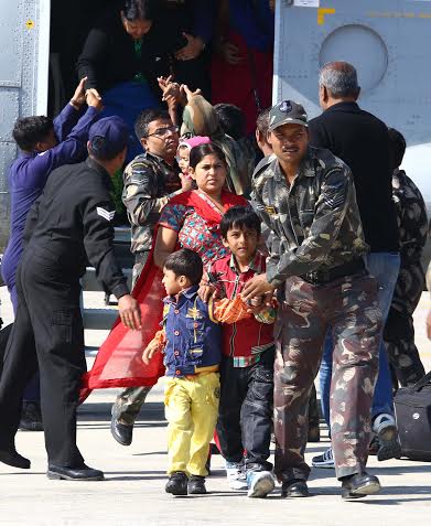 ARMY AND  INDIAN AIR FORCE(IAF) TEAMS IN ACTION DURING RELIEF