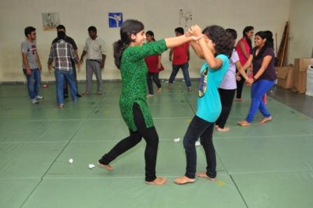 Self Defense Workshop for women at Heritage Institute of Technology