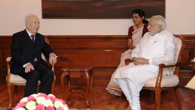 Simon Peres meets PM Modi