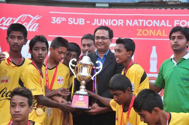 West Bengal wins East Zonal finals of Coca-Cola Cup U -15 football tournament