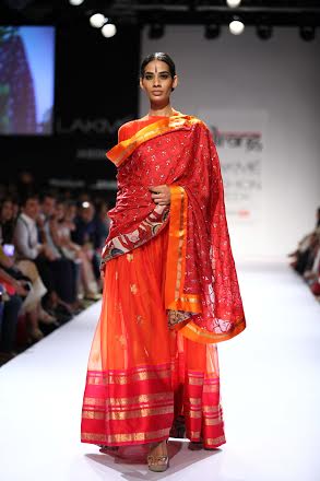 Designer Gaurang showcases collection at LFW