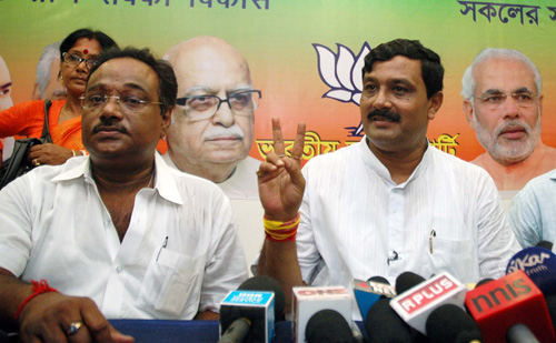 Rahul Sinha address media in Kolkata