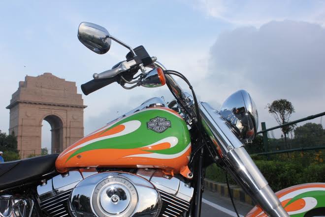 Harley owners salute the spirit of freedom on India's Independence Day