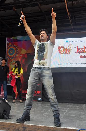 Varun Dhawan takes over Mithibai by Badlapur storm