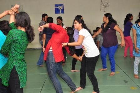 Self Defense Workshop for women at Heritage Institute of Technology