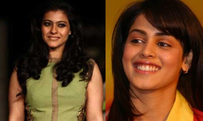 Actresses Kajol, Geneila share birthdays