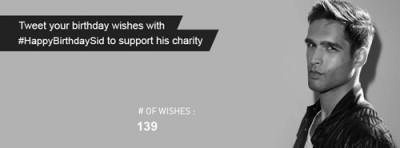 Sid Mallya spreads joy on his birthday