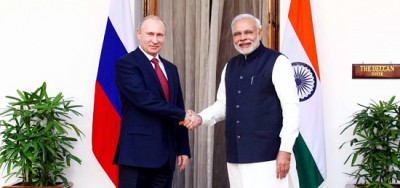 Putin, Modi meet in New Delhi