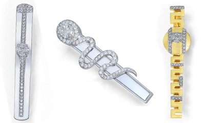 Varuna D Jani launches diamond studded tie pins
