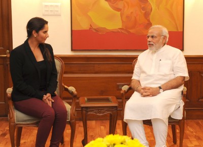 Sania Mirza meets PM Modi
