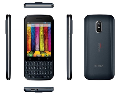  Intex launches Touch & Type smartphone