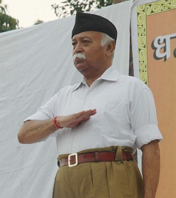 RSS chief Mohan Bhagwat escapes road mishap