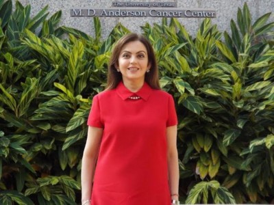 Nita Ambani invited to join the global war against cancer 