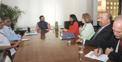 US Delegation calls on Javadekar  