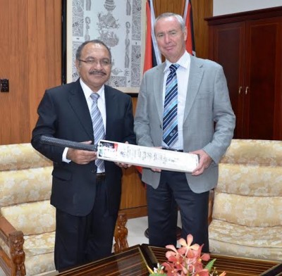 ICC Prez, Chief Executive meet Papua New Guinea PM