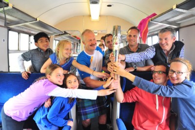 Queen's Baton continues its journey in Scottish Highlands