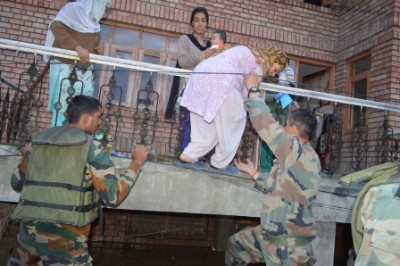 Kashmir flood fury: Human lives saved, animals lost