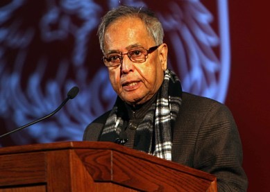 PM Modi wishes Pranab on his 79th b'day