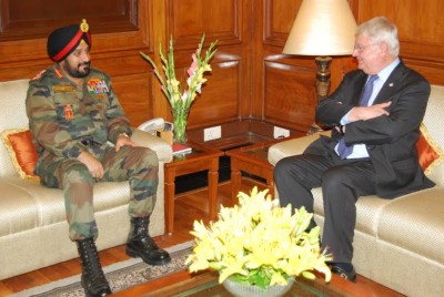 UN peace keeping delegation visits India