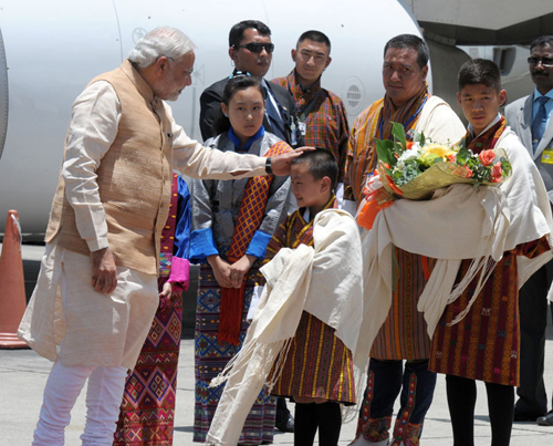 Modi calls on Jigme Kesar Namgyel Wangchuck