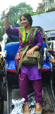 Vidya Balan promotes Bobby Jasoos in Kolkata