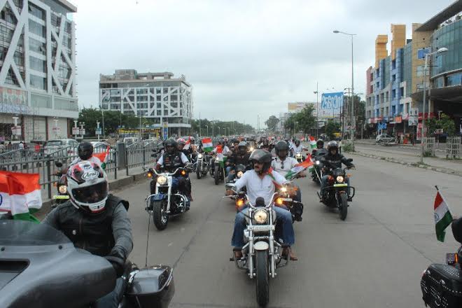 Harley owners salute the spirit of freedom on India's Independence Day