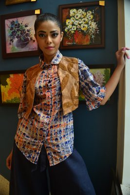 Designer Sayantan Sarkar 's collection showcased in Kolkata