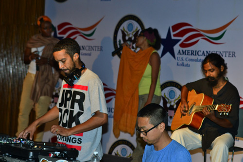 Hip-hop artists from America  performs in Kolkata