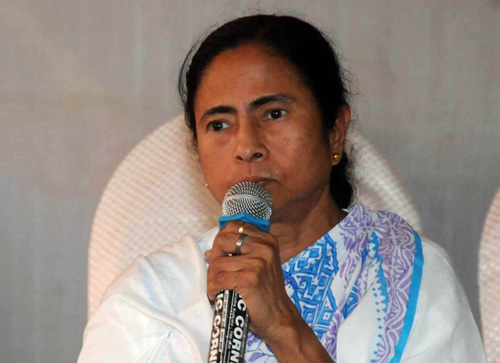 Mamata addresses media 