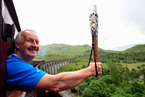 Queen's Baton continues its journey in Scottish Highlands