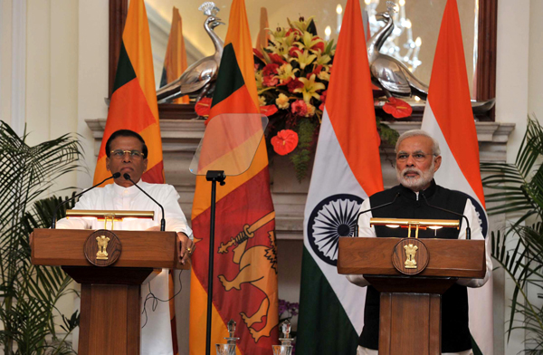 Sri Lanka President Maithripala Sirisena visits India, holds talks with PM Modi