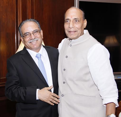 Former Nepal PM Pushpa Kamal Dahal calls on PM Narendra Modi