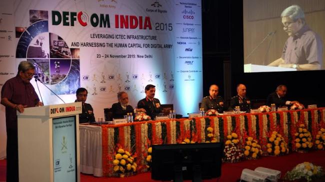 Defence Minister Manohar Parrikar inaugurates Def Com