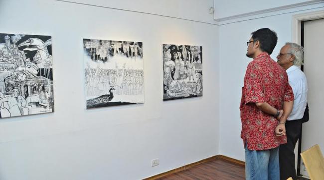 Gallery Sanskriti hosts exhibition of Ashoke Mullick, Nantu Behari Das' works