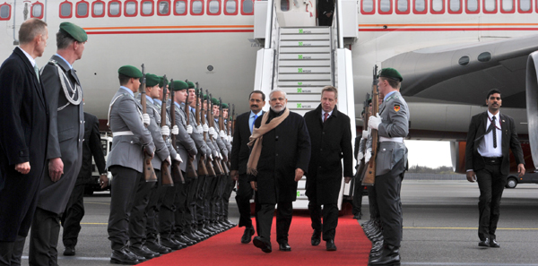 Narendra Modi addressing at the Community Reception, at Berlin, in Germany