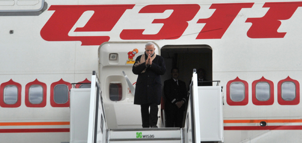 Narendra Modi addressing at the Community Reception, at Berlin, in Germany