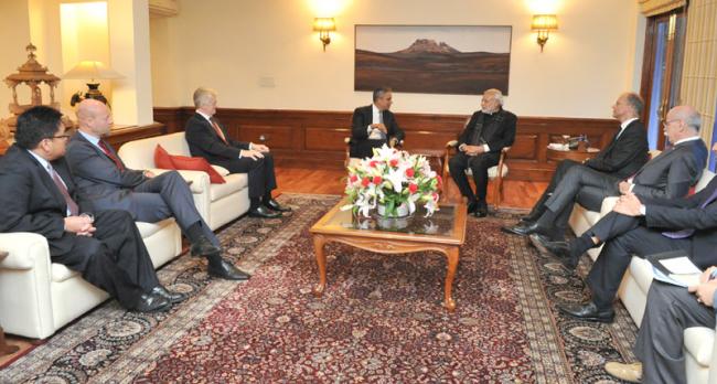 Global CEOs meet PM Modi