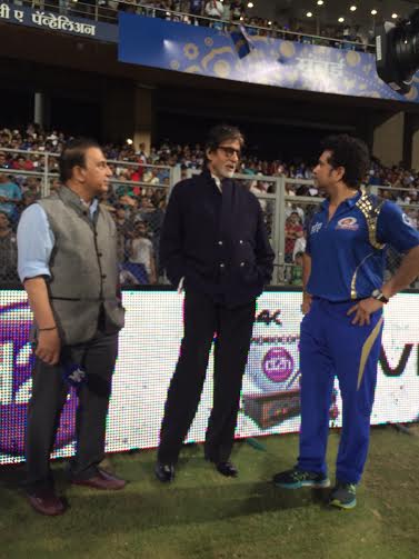 Deepika, Irrfan and Big B enjoy themselves at Wankhede Stadium
