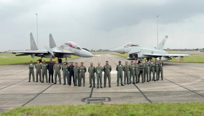  IAF Special Forces Garud Commandos on board an RAF C130 Hercules aircraft 