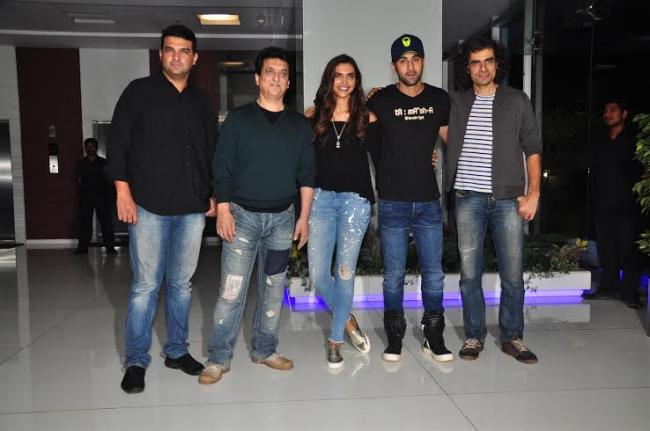 Tamasha team indulges in in shot wrap up party