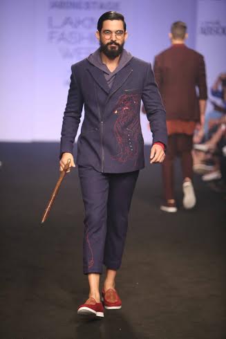 Manish Bansal, Taneiya Khanuja, Piyush Dedhia  present collection at LFW Winter/Festive 2015