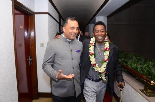 Taj Bengal welcomes Pele
