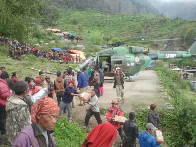 Indian Army rescue operations continue in Nepal